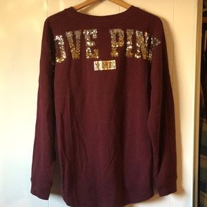 Bling Pink Victoria’s Secret Sweater